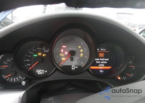 2013 Porsche 911 Carrera S z USA, uszkodzony, nr VIN WP0CB2A98DS154269